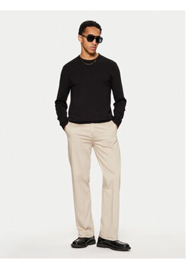 AMI PARIS - AMI Paris Chinosy HTR005.CO0009 Beżowy Regular Fit. Kolor: beżowy. Materiał: bawełna