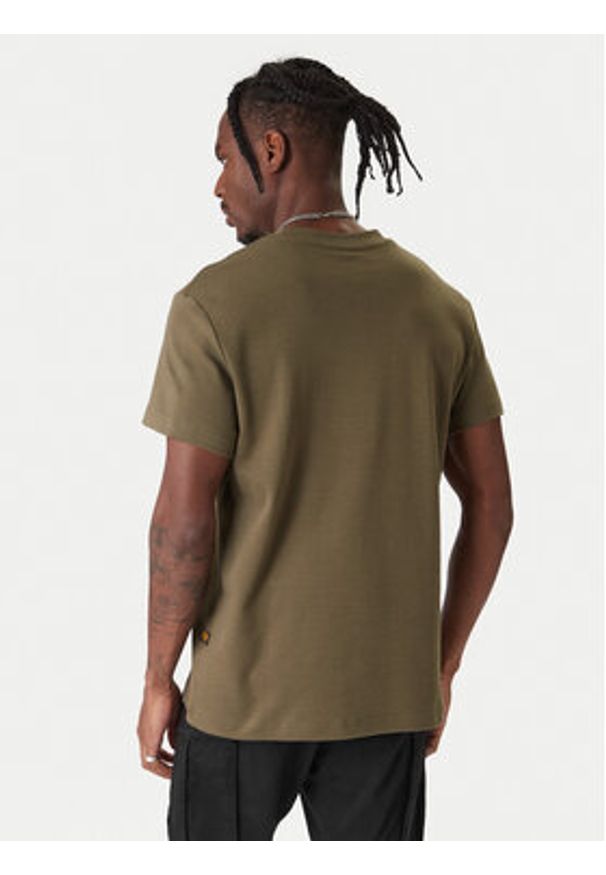 G-Star RAW - G-Star Raw T-Shirt Old Skool D25967-C812 Zielony Regular Fit. Kolor: zielony. Materiał: bawełna