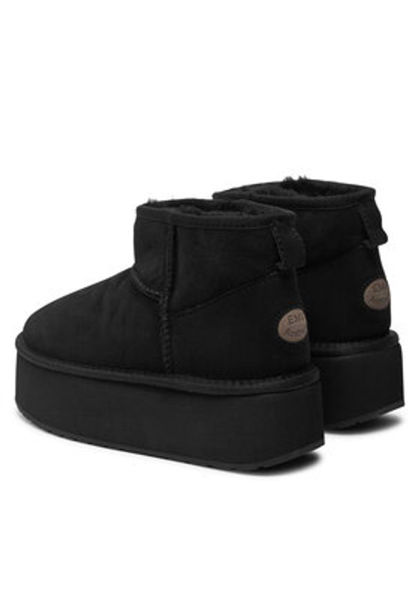 EMU Australia Śniegowce Stinger Micro Flatform W13082 Czarny. Kolor: czarny. Materiał: skóra