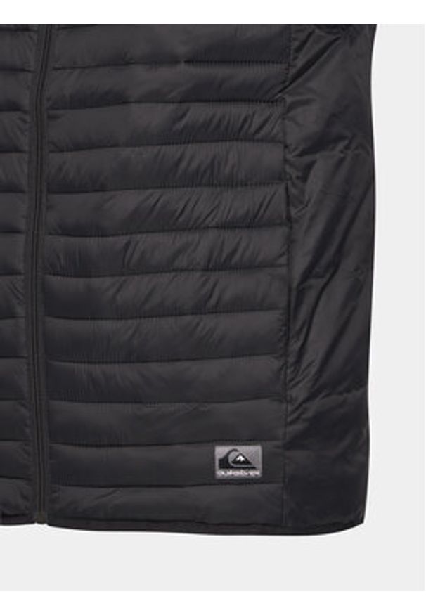 Quiksilver Kamizelka Scalysleeveless Jckt EQYJK04009 Czarny Regular Fit. Kolor: czarny. Materiał: syntetyk