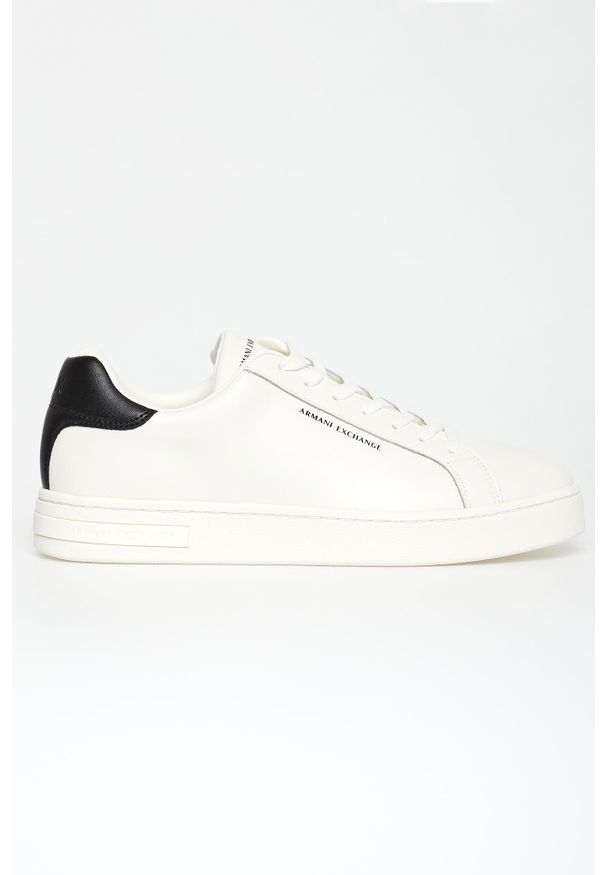 Armani Exchange - Sneakersy męskie skórzane ARMANI EXCHANGE. Materiał: skóra