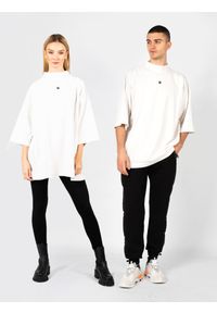 Yeezy Gap Engineered by Balenciaga - Yeezy Gap Engineered By Balenciaga T-Shirt "Logo" | 719614 TMVQ2 | Mężczyzna | Biały. Kolor: biały. Materiał: bawełna. Wzór: nadruk #1