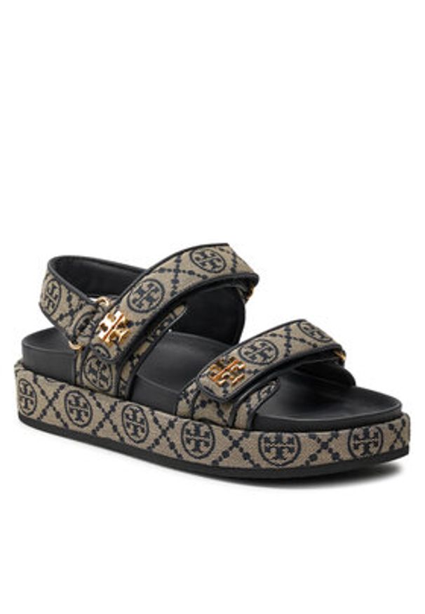 Tory Burch Sandały 155154 Granatowy. Kolor: niebieski. Materiał: materiał