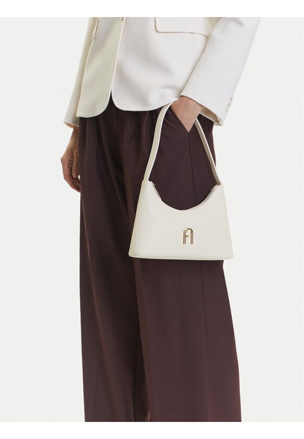 Furla Torebka Diamante Mini WB00863 AX0733 BG PNN00 Écru. Materiał: skórzane