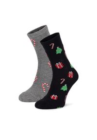 Lasocki Skarpety długie 2MB-001-AW24 (2-pack) Szary. Kolor: szary. Materiał: bawełna