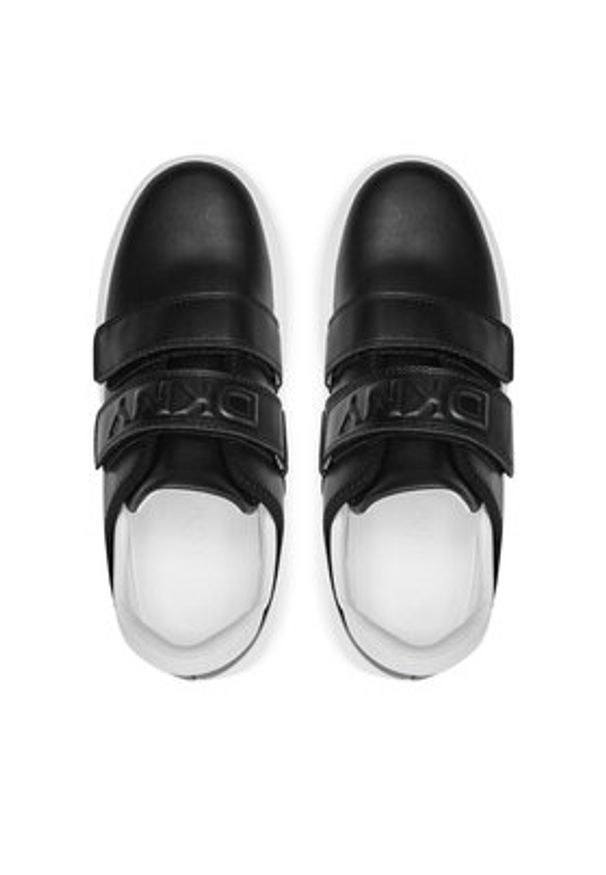 DKNY Sneakersy Jamiah K3422734 Czarny. Kolor: czarny. Materiał: skóra
