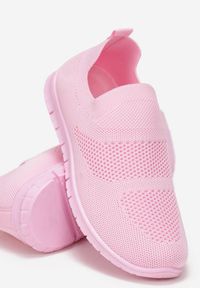 Born2be - Różowe Buty Sportowe Galithusa. Zapięcie: bez zapięcia. Kolor: różowy. Materiał: materiał. Szerokość cholewki: normalna #4