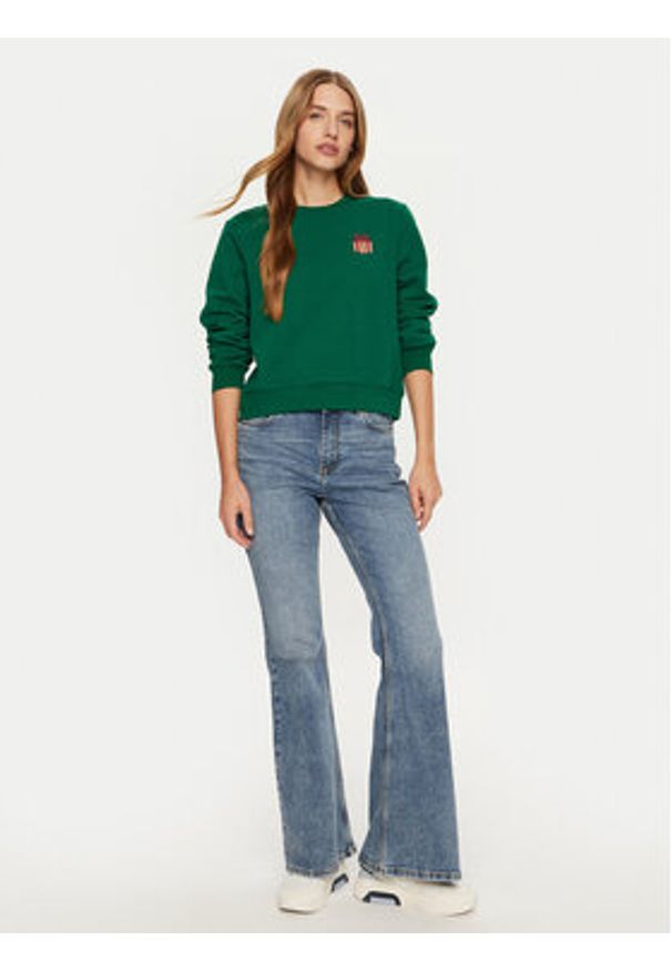 only - ONLY Bluza Yda Xmas 15270956 Zielony Regular Fit. Kolor: zielony. Materiał: bawełna