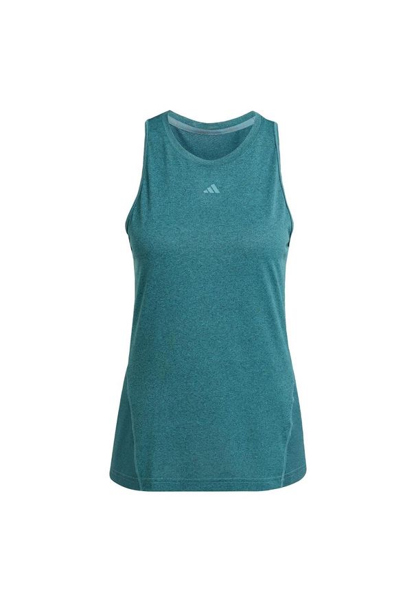 Adidas - Koszulka Designed for Training Tank. Kolor: zielony, niebieski, wielokolorowy. Materiał: materiał. Sport: fitness