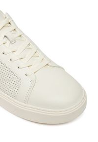 Calvin Klein Sneakersy Clean Cup Low Laceup Perf Lth HM0HM01870 Biały. Kolor: biały. Materiał: skóra #6