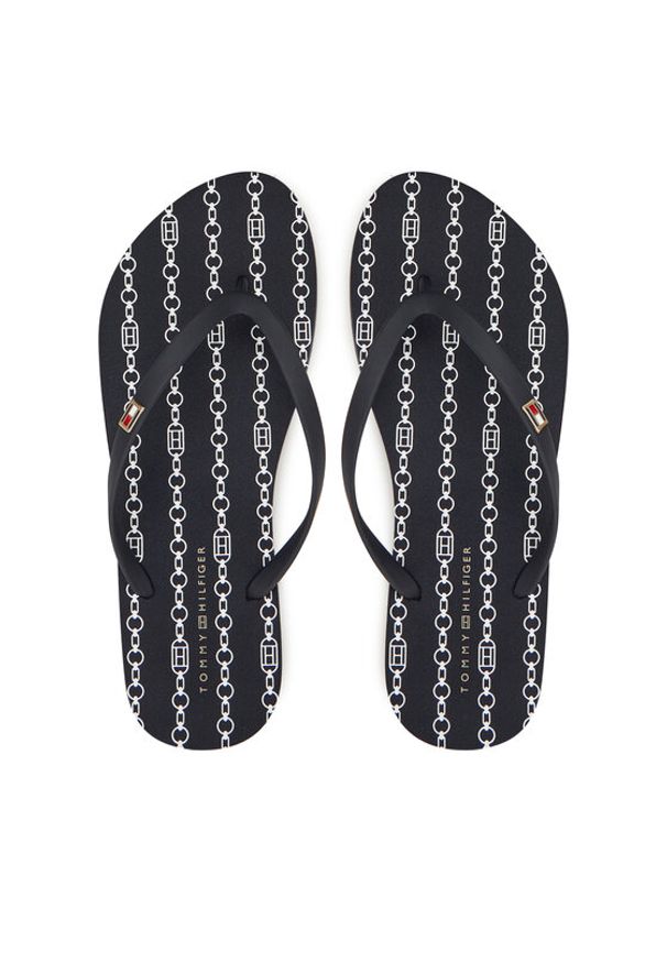 TOMMY HILFIGER - Tommy Hilfiger Japonki FW0FW08518 Granatowy. Kolor: niebieski. Materiał: syntetyk