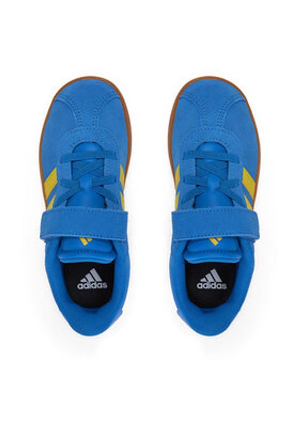 Adidas - adidas Sneakersy VL Court 3.0 JH6313 Niebieski. Kolor: niebieski. Materiał: skóra, zamsz