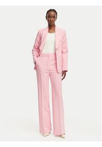 Morgan Spodnie materiałowe 261-PMAKI.F Różowy Regular Fit. Kolor: różowy. Materiał: syntetyk #2