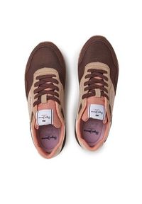 Pepe Jeans Sneakersy PLS31529 Brązowy. Kolor: brązowy. Materiał: materiał #4