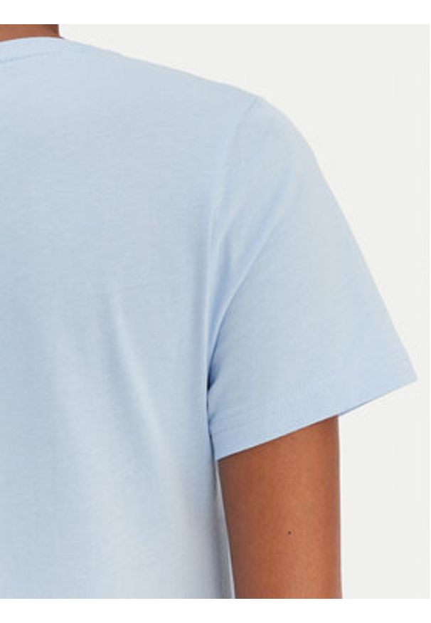 Hugo - HUGO T-Shirt Classic 50513667 Niebieski Slim Fit. Kolor: niebieski. Materiał: bawełna