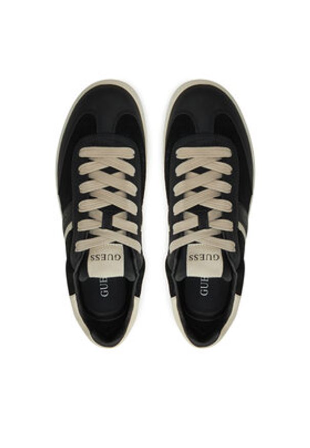 Guess Sneakersy FMPNII LEA12 Czarny. Kolor: czarny. Materiał: skóra