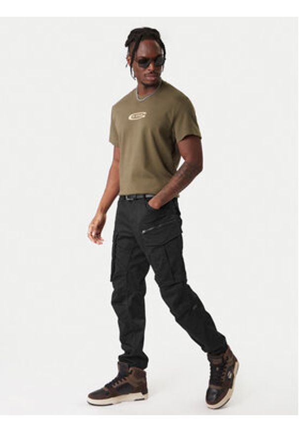 G-Star RAW - G-Star Raw T-Shirt Old Skool D25967-C812 Zielony Regular Fit. Kolor: zielony. Materiał: bawełna