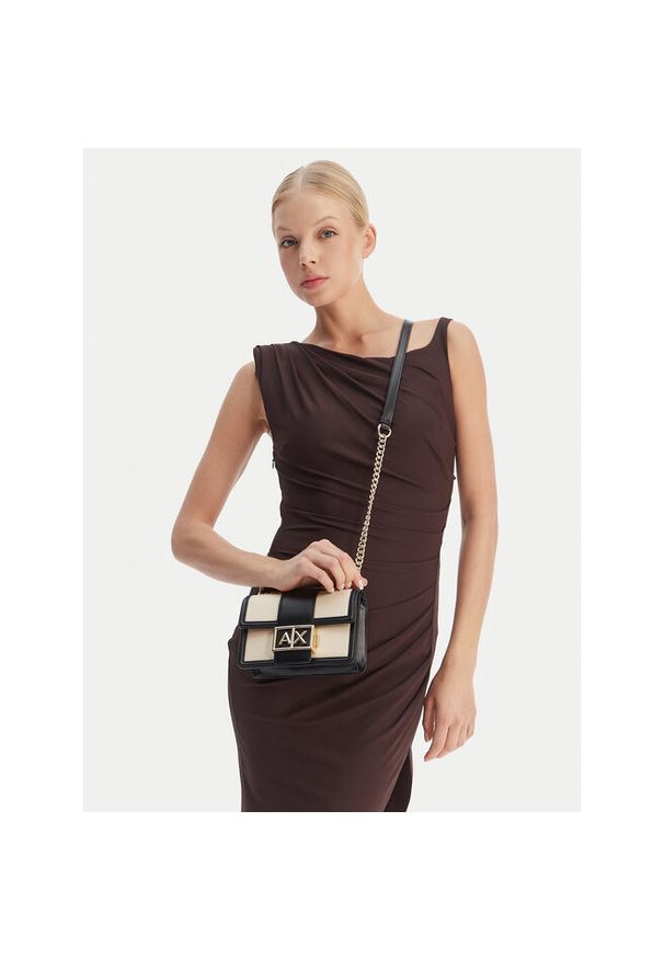 Torebka Armani Exchange. Kolor: beżowy