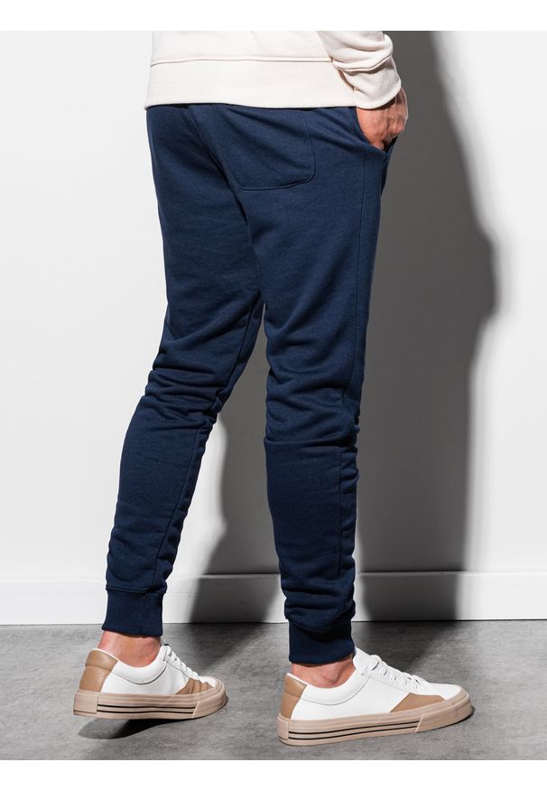 Niebieskie spodnie Ombre Clothing klasyczne
