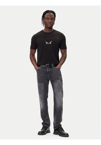 Hugo - HUGO T-Shirt Dugolini 50549154 Czarny Regular Fit. Kolor: czarny. Materiał: bawełna #5