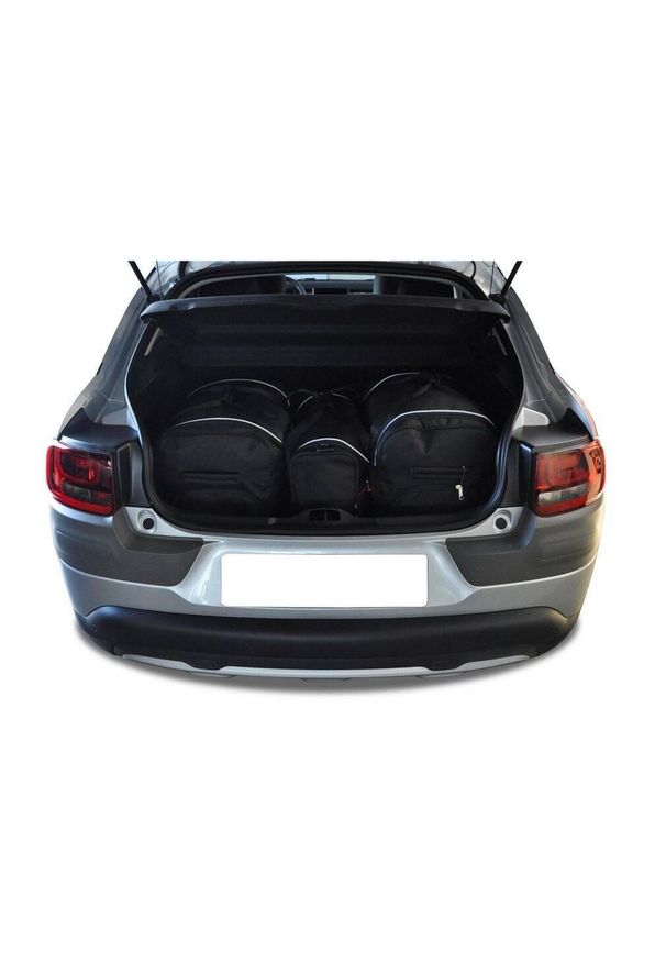KJUST - Torby Do Bagażnika Citroen C4 Cactus 2014-2017 3Szt Kjust. Kolor: czarny. Styl: sportowy