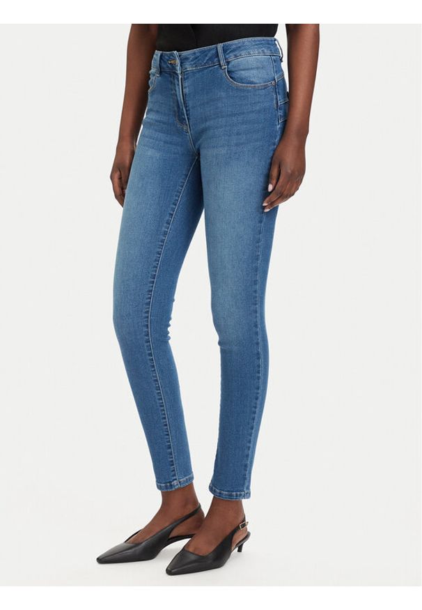Morgan Jeansy 241-PARDA Niebieski Slim Fit. Kolor: niebieski