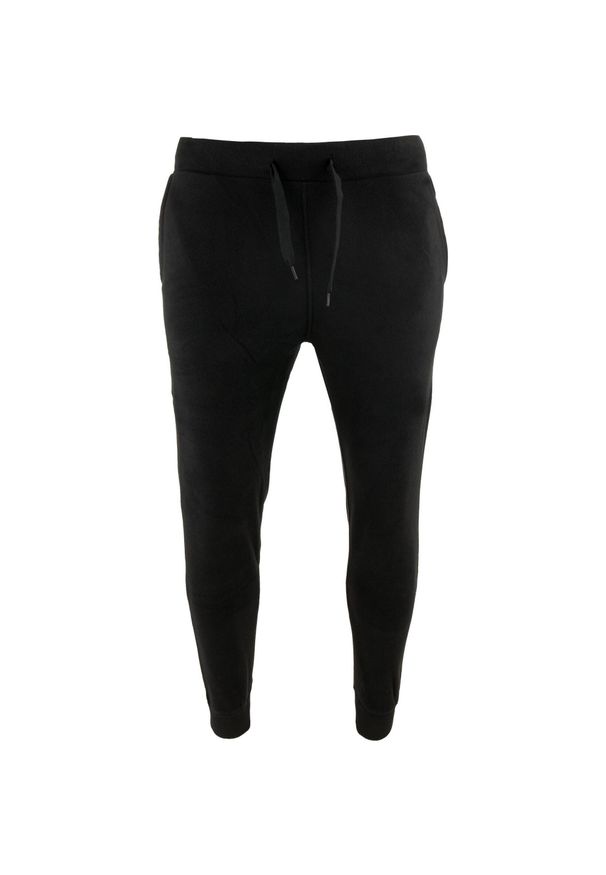 ZOOPLEMENTS - Spodnie dresowe męskie Athl. DPT. Emisfero, Rib Black, S. Kolor: czarny. Materiał: dresówka