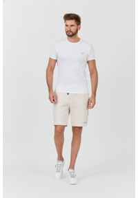 Guess - GUESS Biały męski t-shirt Core Tee Str, Rozmiar XXL. Kolor: biały #3