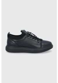 GOE Buty kolor czarny. Nosek buta: okrągły. Zapięcie: sznurówki. Kolor: czarny. Materiał: guma #1