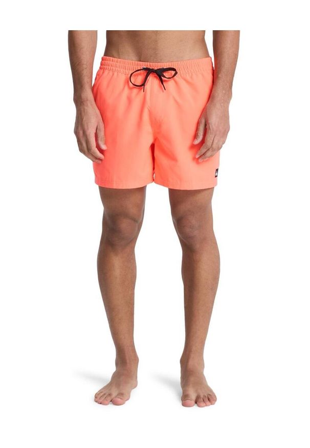 Quiksilver - Szorty kąpielowe dla Mężczyzn EVERYDAY SOLID VOLLEY 15" Różowy. Kolor: pomarańczowy, wielokolorowy, żółty. Materiał: poliester, materiał. Styl: sportowy