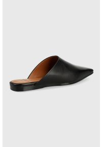 Vagabond Shoemakers klapki skórzane WIOLETTA damskie kolor czarny. Kolor: czarny. Materiał: skóra. Wzór: gładki #3