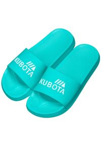 Klapki Damskie Basenowe Kubota Basic. Kolor: niebieski. Styl: sportowy #1
