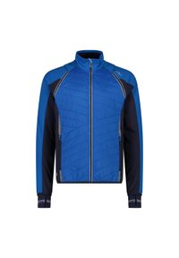 Kurtka męska turystyczna CMP 30A2647. Typ kołnierza: kaptur. Kolor: niebieski. Materiał: softshell. Sport: turystyka piesza #1