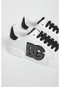 Dolce & Gabbana - Sneakersy damskie skórzane Portofino DOLCE & GABBANA. Materiał: skóra #3