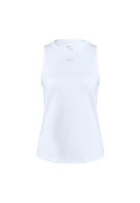 Tank top treningowy damski Nike One Classic Dri-Fit. Kolor: biały. Technologia: Dri-Fit (Nike)