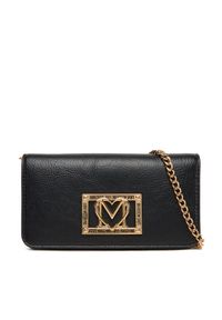 Love Moschino - LOVE MOSCHINO Torebka JC5602PP1NLI0000 Czarny. Kolor: czarny. Materiał: skórzane
