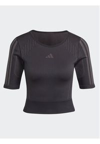 Adidas - adidas T-Shirt IB0690 Czarny. Kolor: czarny