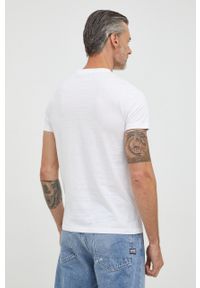 Karl Lagerfeld t-shirt bawełniany 500251.755071 kolor biały z nadrukiem. Kolor: biały. Materiał: bawełna. Wzór: nadruk #2