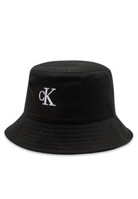 Calvin Klein Kapelusz Bucket Monogram Embro K60K612320 Czarny. Kolor: czarny. Materiał: syntetyk