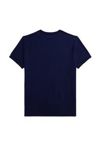 Polo Ralph Lauren T-Shirt 211971872004 Granatowy Slim Fit. Typ kołnierza: polo. Kolor: niebieski. Materiał: bawełna #4