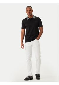 Karl Lagerfeld - KARL LAGERFELD Polo 745010 562200 Czarny Regular Fit. Typ kołnierza: polo. Kolor: czarny. Materiał: bawełna #5