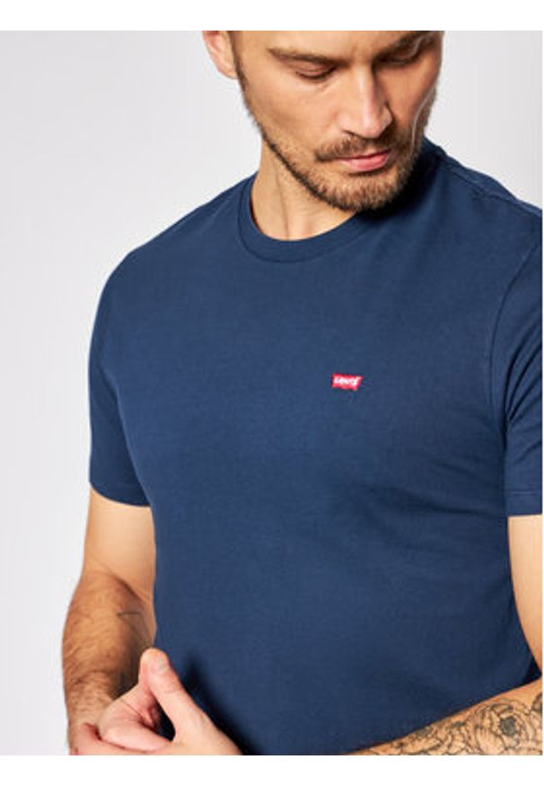 Levi's® T-Shirt The Original 56605-0017 Granatowy Regular Fit. Kolor: niebieski. Materiał: bawełna