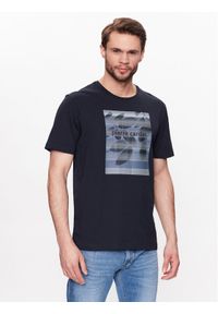 T-Shirt Pierre Cardin. Kolor: niebieski. Materiał: bawełna #1