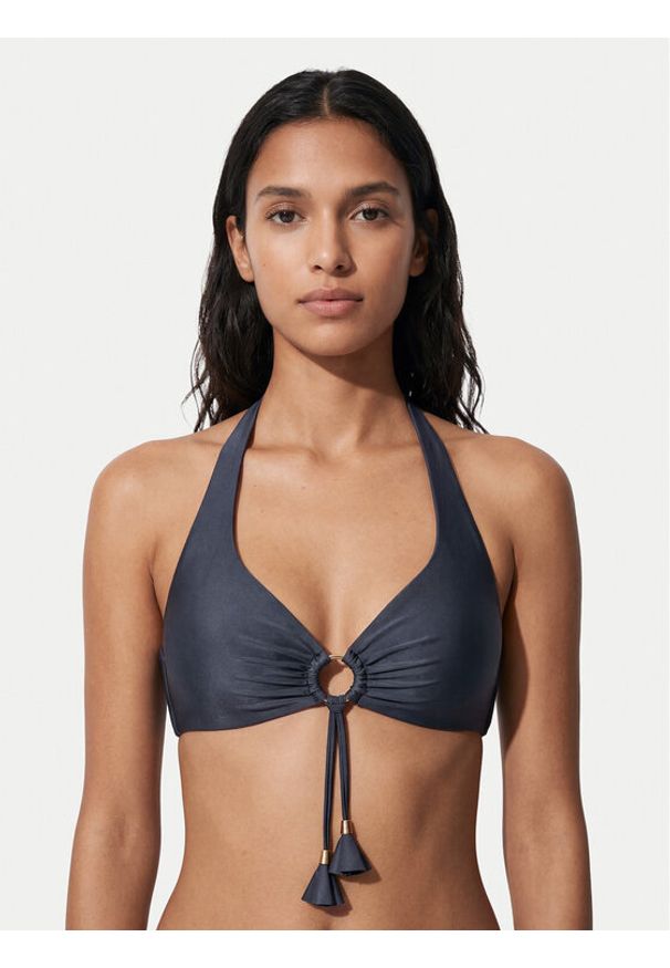 Seafolly Góra od bikini Belle 31554MF311 Granatowy. Kolor: niebieski. Materiał: syntetyk