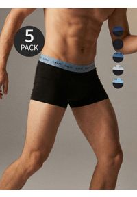 Sinsay - Bawełniane bokserki Classic 5 pack - czarny. Kolor: czarny. Materiał: bawełna #1