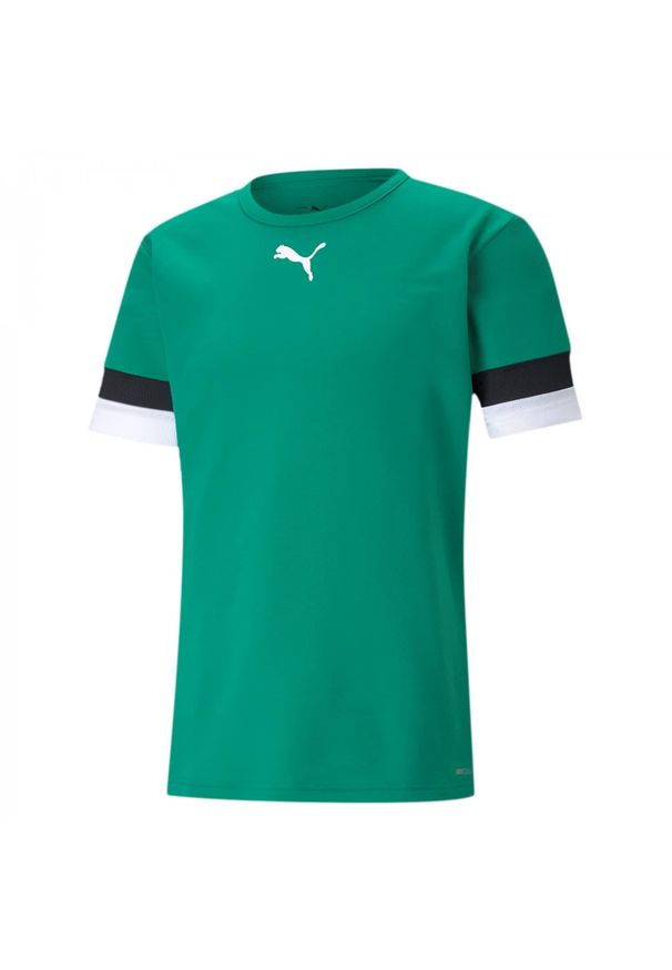 Puma - Męska Koszulka TeamRISE. Kolor: zielony