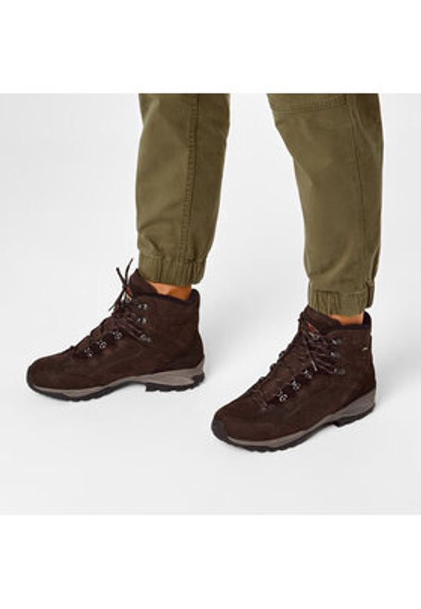 MEINDL - Meindl Trekkingi Salerno GORE-TEX Gtx 2448 Brązowy. Kolor: brązowy. Materiał: nubuk, skóra. Technologia: Gore-Tex. Sport: turystyka piesza