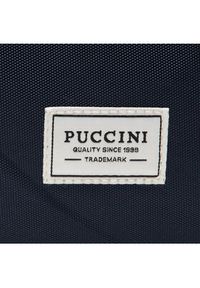 Puccini Plecak PM630 Granatowy. Kolor: niebieski. Materiał: materiał #3