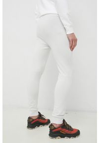 Helly Hansen spodnie dresowe kolor biały gładkie. Kolor: biały. Materiał: dresówka. Wzór: gładki #4