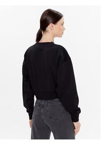 Calvin Klein Jeans Bluza J20J220689 Czarny Relaxed Fit. Kolor: czarny. Materiał: syntetyk, bawełna